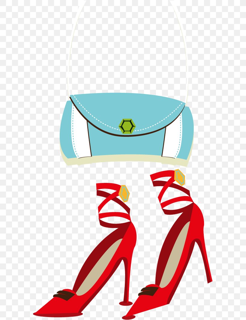 Shoe High-heeled Footwear Bag Clip Art, PNG, 600x1069px, Shoe, Area, Art, Artwork, Bag Download Free