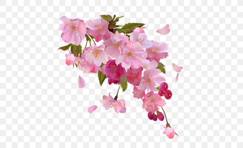 Wedding Invitation Pink Flowers, PNG, 500x500px, Wedding Invitation, Blossom, Branch, Cherry Blossom, Cut Flowers Download Free