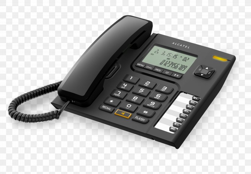 Alcatel Mobile Alcatel T76 Telephone Home & Business Phones Mobile Phones, PNG, 4535x3139px, Alcatel Mobile, Answering Machine, Att, Automatic Redial, Caller Id Download Free