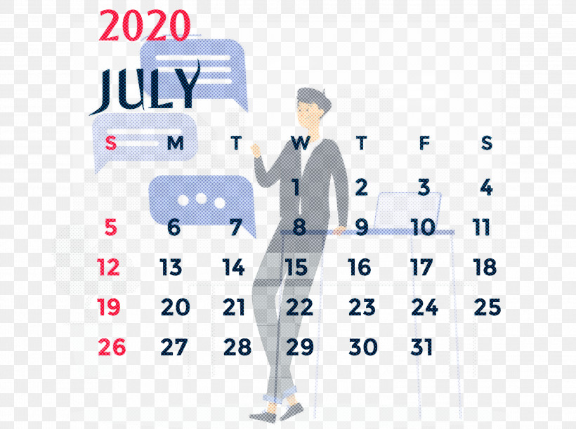 July 2020 Printable Calendar July 2020 Calendar 2020 Calendar, PNG, 2999x2235px, 2020 Calendar, July 2020 Printable Calendar, Calendar Date, Calendar System, Calendar Year Download Free