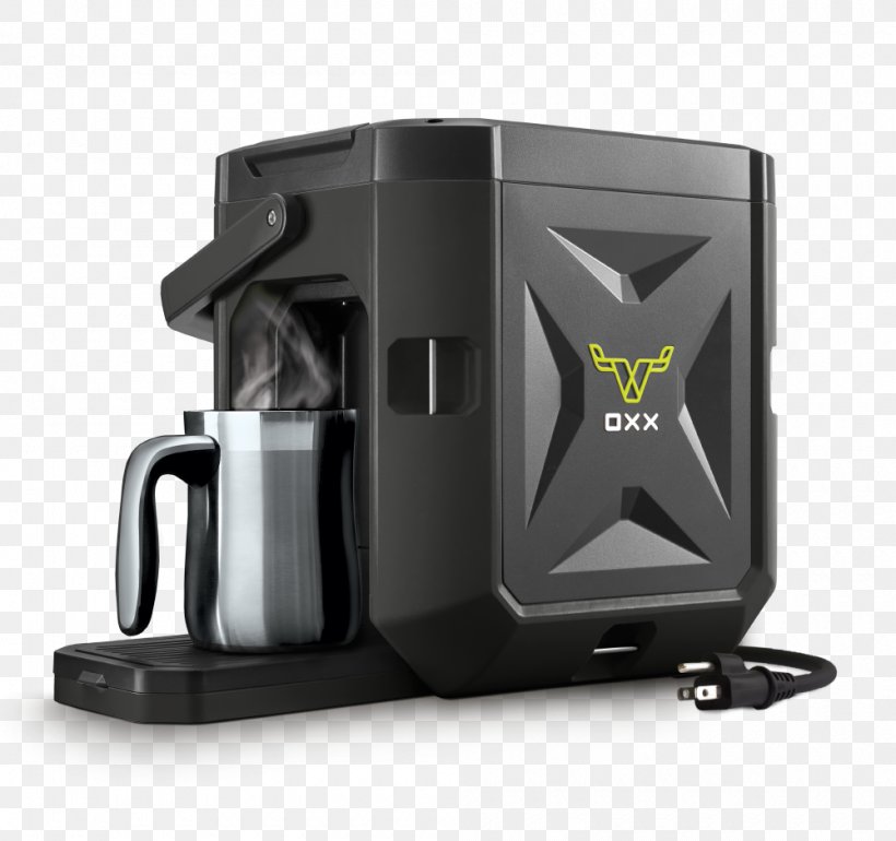 Oxx Coffeeboxx Single Serve Coffee Maker Cafe Espresso Coffeemaker, PNG, 1000x940px, Coffee, Brewed Coffee, Cafe, Coffee Cup, Coffeemaker Download Free