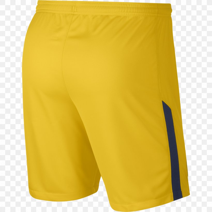 Paris Saint-Germain F.C. Shorts Nike Yellow Trunks, PNG, 1000x1000px, Paris Saintgermain Fc, Active Pants, Active Shorts, Capri Pants, Football Download Free