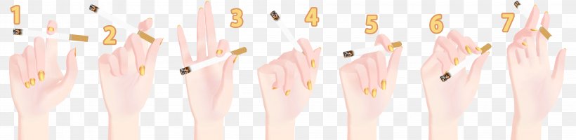 Finger Hand Gesture Shoulder Cigarette, PNG, 4400x1078px, Watercolor, Cartoon, Flower, Frame, Heart Download Free