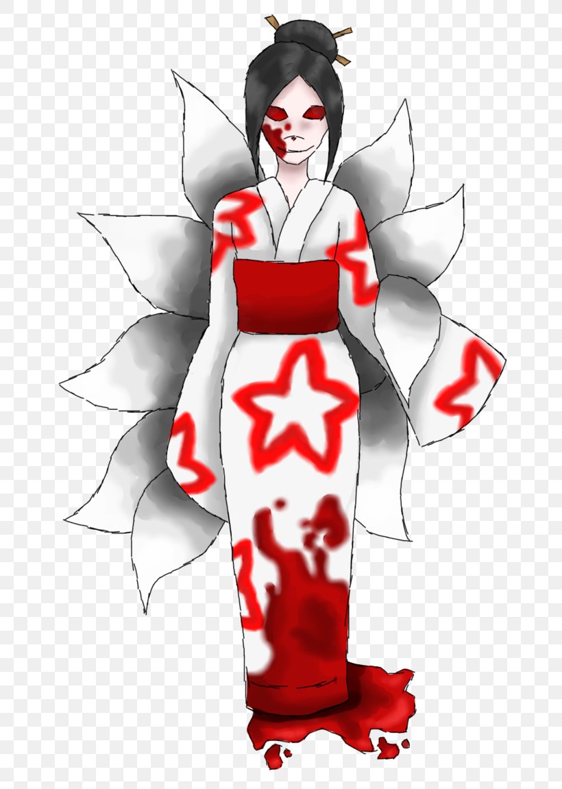 Geisha Costume Legendary Creature Cartoon, PNG, 694x1151px, Watercolor, Cartoon, Flower, Frame, Heart Download Free