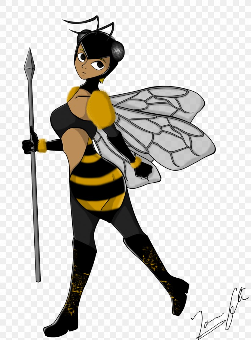 Western Honey Bee Worker Bee Insect, PNG, 900x1215px, Bee, Animal, Art, Costume, Drawing Download Free