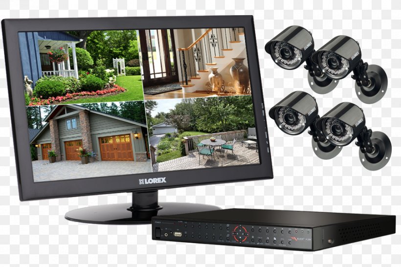 Wireless Security Camera Closed-circuit Television Surveillance Security Alarms & Systems Home Security, PNG, 900x600px, Wireless Security Camera, Alarm Device, Camera, Closedcircuit Television, Computer Monitor Download Free