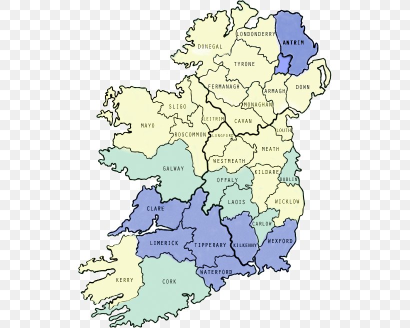 Counties Of Ireland Irish Map County, PNG, 507x656px, Counties Of Ireland, Area, Atlas, Border, County Download Free