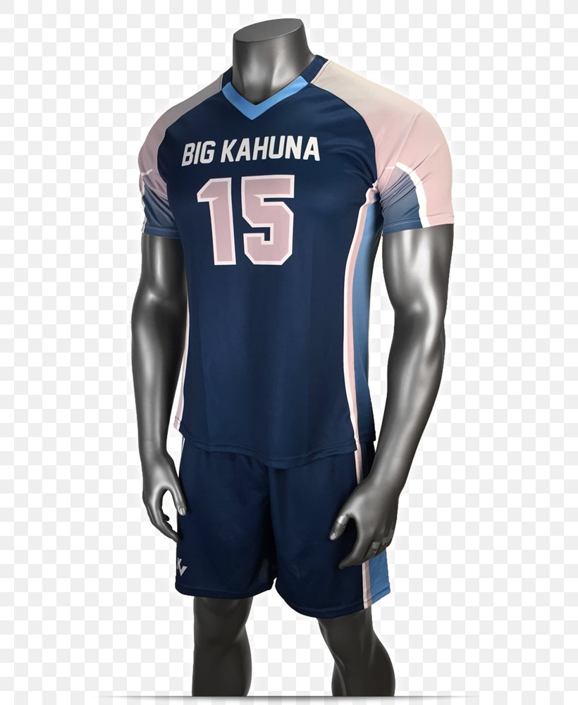 Jersey T-shirt Tracksuit Sleeve Volleyball, PNG, 750x1000px, Jersey, Blue, Clothing, Electric Blue, Football Equipment And Supplies Download Free
