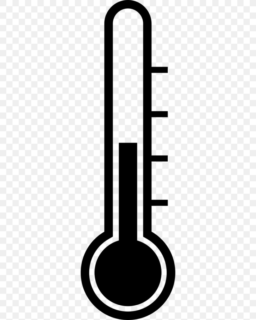 Temperature Measurement Thermometer Heat Clip Art, PNG, 512x1024px, Temperature, Black And White, Celsius, Cold, Fahrenheit Download Free