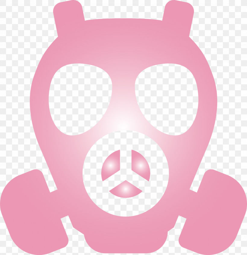 Gas Mask, PNG, 2904x3000px, Gas Mask, Costume, Headgear, Magenta, Mask Download Free