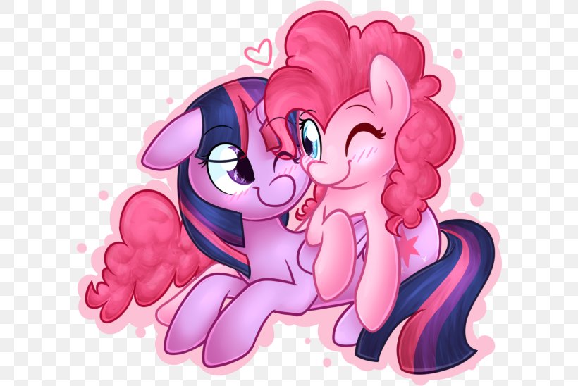 Pinkie Pie Twilight Sparkle Rarity Pony Applejack, PNG, 606x548px, Watercolor, Cartoon, Flower, Frame, Heart Download Free