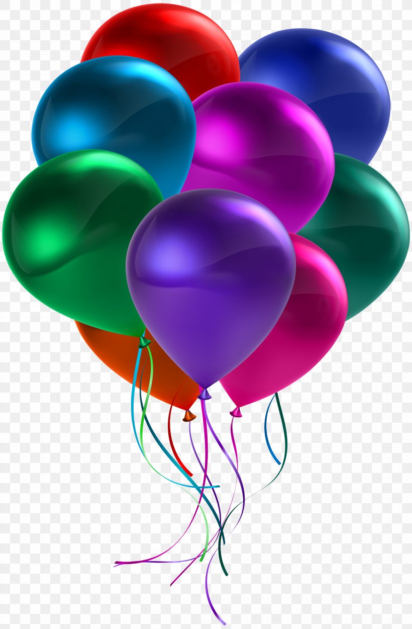 Balloon Birthday Color Purple Clip Art, PNG, 5244x8000px, Balloon, Birthday, Blue, Color, Gas Balloon Download Free
