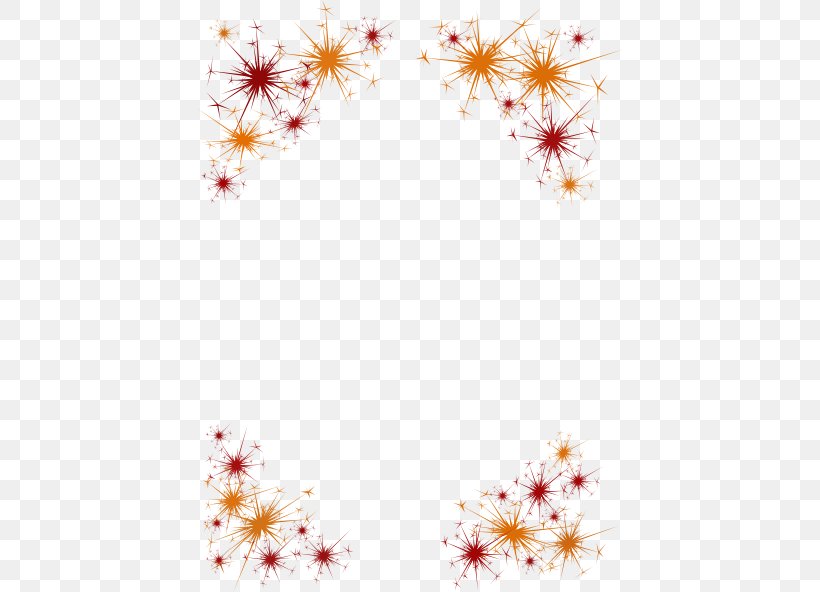 Borders And Frames New Year's Eve New Year's Day Clip Art, PNG, 426x592px, Borders And Frames, Area, Branch, Chinese New Year, Christmas Download Free