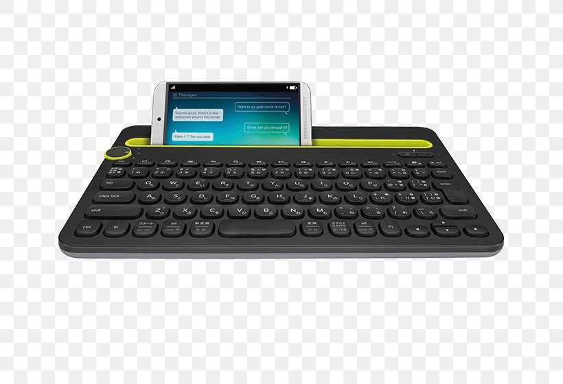 Computer Keyboard Logitech Multi-Device K480 Handheld Devices Tablet Computers, PNG, 652x560px, Computer Keyboard, Android, Bluetooth, Communication Device, Computer Download Free