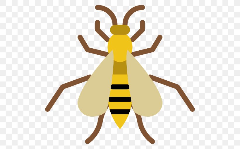 Insect Bee, PNG, 512x512px, Insect, Arthropod, Artwork, Bee, Fly Download Free