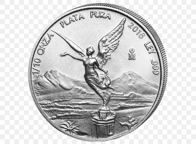 Mexican Mint Libertad Coin Silver Ounce, PNG, 600x600px, Mexican Mint, Bank Of Mexico, Black And White, Bullion Coin, Coin Download Free