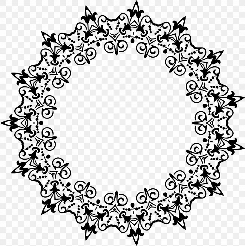 Circle Illustration Image, PNG, 2330x2342px, Ornamental Design, Doily, Drawing, Floral Design, Geometry Download Free