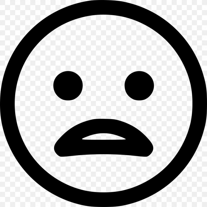 Emoticon Smiley Download, PNG, 980x980px, Emoticon, Black And White, Emotion, Face, Facial Expression Download Free
