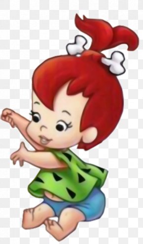 Animation - Pebbles Flinstone Bamm-Bamm Rubble Fred Flintstone Wilma Flintstone Animated Cartoon PNG