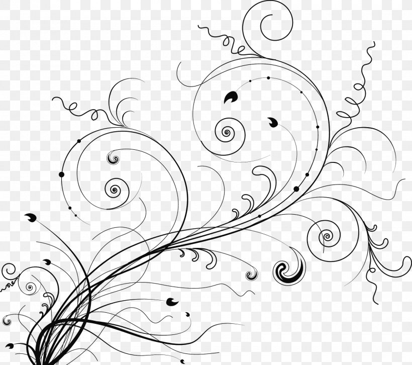 Ornament Cdr Flower, PNG, 1600x1418px, Ornament, Art, Artwork, Black, Black And White Download Free