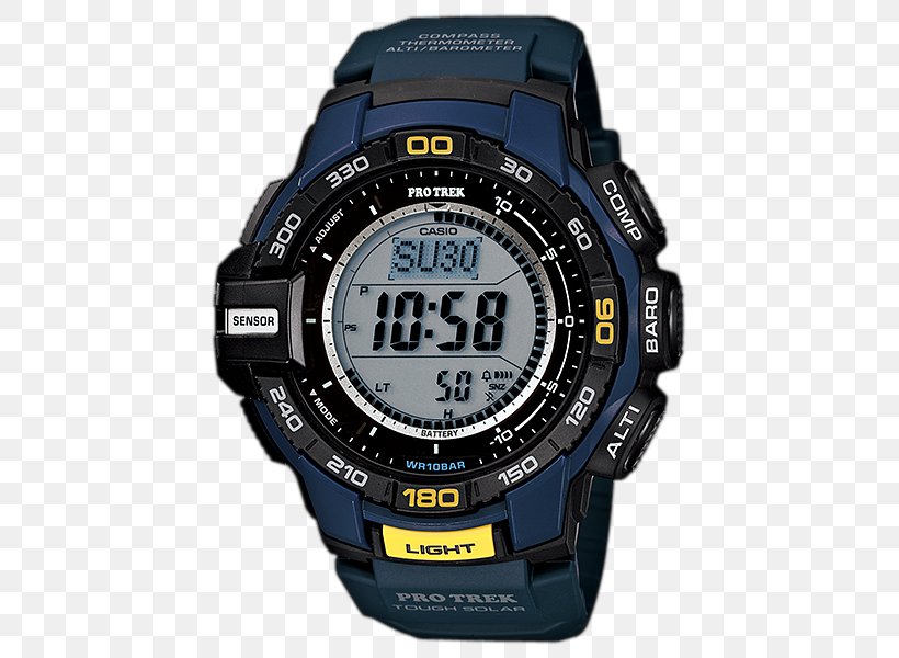 Casio PRO TREK PRG-600 Watch Casio PRO TREK PRG-600 Digital Clock, PNG, 500x600px, Watch, Beslistnl, Brand, Casio, Casio Pro Trek Smart Wsdf20 Download Free