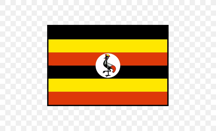 Flag Of Uganda National Flag Uganda National Football Team, PNG, 500x500px, Uganda, Area, Flag, Flag Of Uganda, Flagpole Download Free