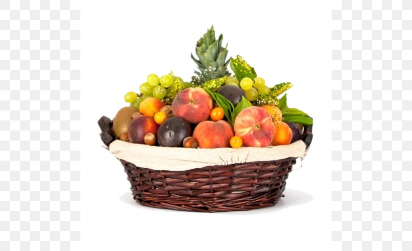 Basket Of Fruit Food Gift Baskets Vegetarian Cuisine, PNG, 500x500px, Basket Of Fruit, Basket, Canasto, Diet Food, Flower Bouquet Download Free