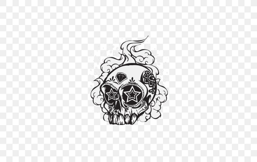 Calavera Skull Graffiti Drawing, PNG, 674x518px, Calavera, Alstyle Apparel Llc, Black, Black And White, Bone Download Free