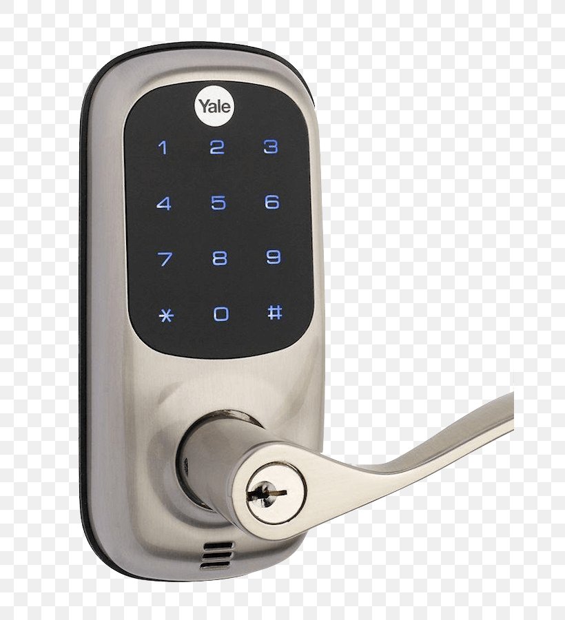 Yale Lever Tumbler Lock Dead Bolt Smart Lock, PNG, 673x900px, Yale, Dead Bolt, Door, Door Furniture, Electronic Lock Download Free