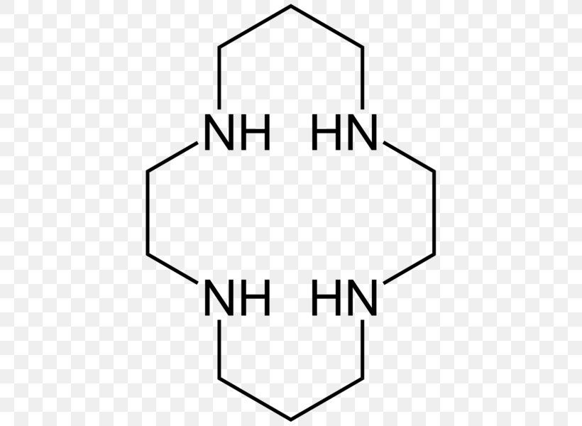 Cyclam Tetradentate Ligand Wikipedia, PNG, 420x600px, Cyclam, Area, Black And White, Denticity, Encyclopedia Download Free