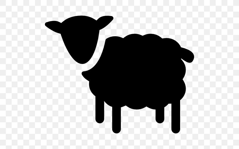 Sheep Farming Goat Wool Clip Art, PNG, 512x512px, Sheep, Black, Black And White, Black Sheep, Cattle Like Mammal Download Free