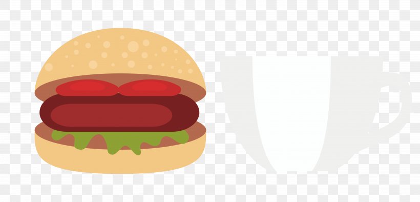 Cheeseburger Fast Food Cartoon Illustration, PNG, 5750x2767px, Cheeseburger, Brand, Cartoon, Fast Food, Food Download Free