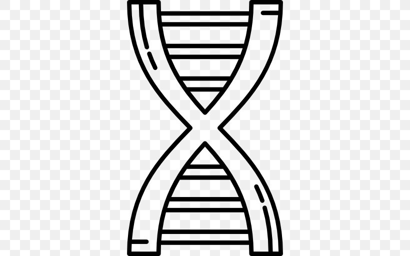 DNA Nucleic Acid Sequence Genetics Biology Vector, PNG, 512x512px, Dna, Area, Biology, Black And White, Chemistry Download Free