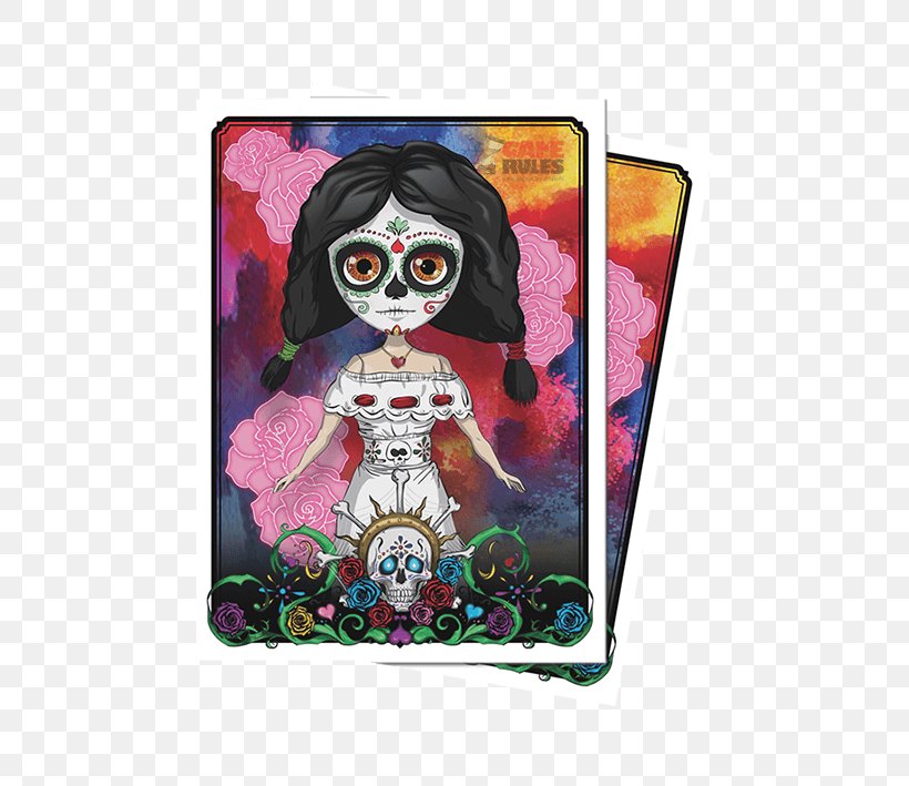 Game Day Of The Dead Death Doll Ultra Pro Deck Protectors, PNG, 709x709px, Game, Collectible Card Game, Collecting, Day Of The Dead, Death Download Free