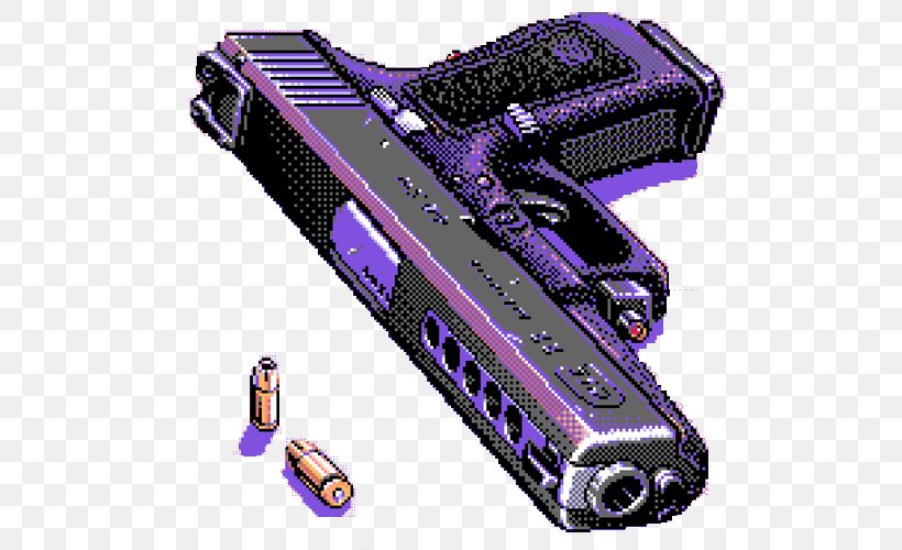 Glock Ges.m.b.H. Pixel Art 8-bit Firearm, PNG, 500x500px, Glock, Chiptune, Concealed Carry, Firearm, Game Download Free