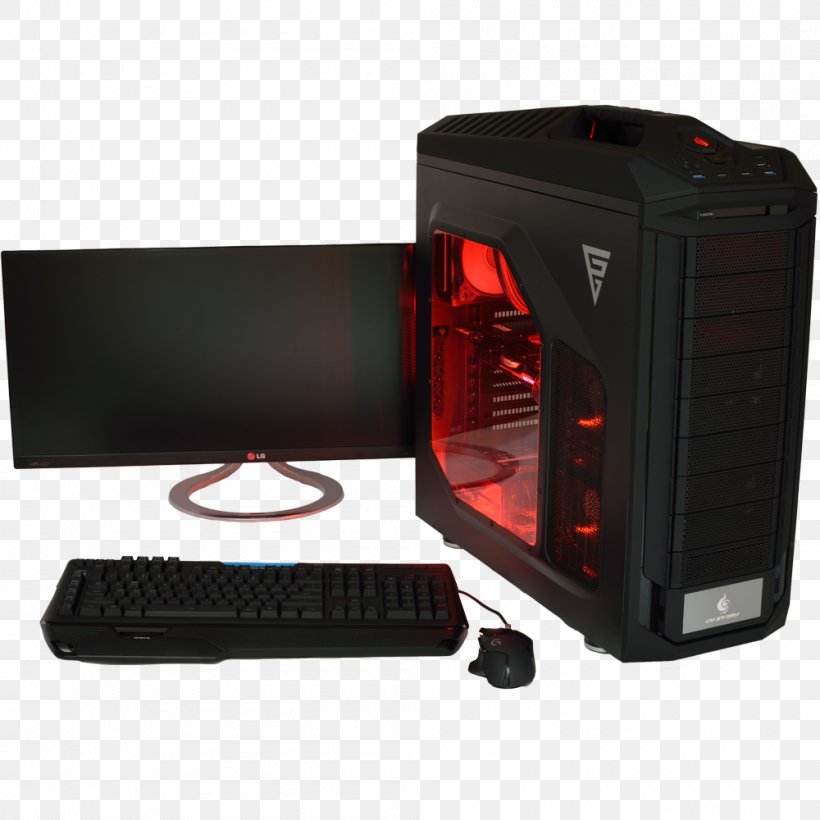 Computer Cases & Housings Gaming Computer Personal Computer Graphics Cards & Video Adapters Computer System Cooling Parts, PNG, 1000x1000px, Computer Cases Housings, Central Processing Unit, Computer, Computer Case, Computer Component Download Free
