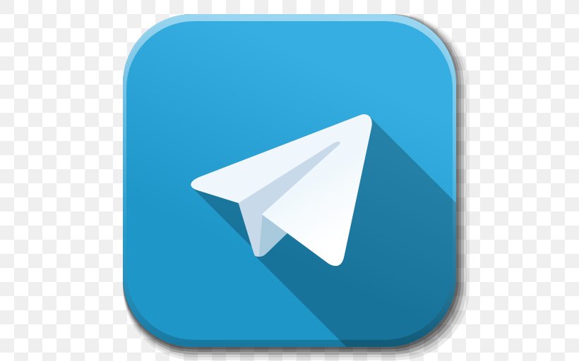 Blue Triangle Aqua, PNG, 512x512px, Telegram, Aqua, Azure, Blue, Triangle Download Free