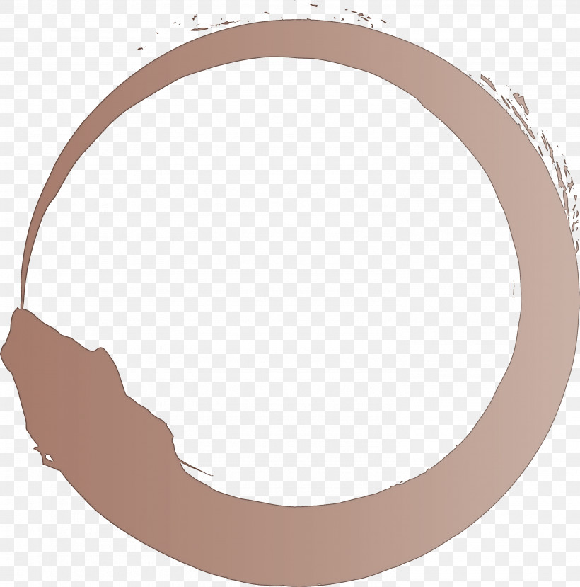 Brown Circle Beige Oval, PNG, 2966x3000px, Brush Frame, Beige, Brown, Circle, Frame Download Free