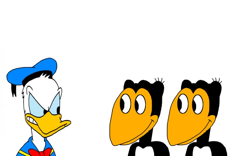 Donald Duck Minnie Mouse Heckle And Jeckle Clip Art, PNG, 1600x1048px, Donald Duck, Anger, Animated Cartoon, Beak, Bird Download Free