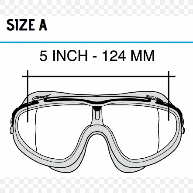 Goggles Cressi-Sub Swimming Diving & Snorkeling Masks White, PNG, 1000x1000px, Goggles, Black, Blue, Brand, Cressisub Download Free