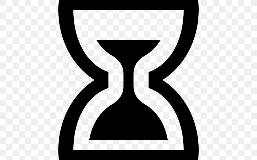 Hourglass Time Symbol, PNG, 512x512px, Hourglass, Black And White, Clock, Glass, Symbol Download Free