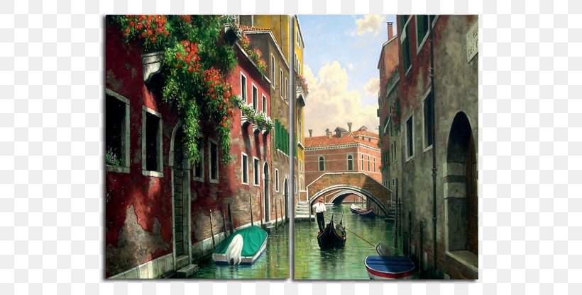Venice Painting Art Gondola Desktop Metaphor, PNG, 604x417px, Venice, Alley, Art, Artwork, Canal Download Free