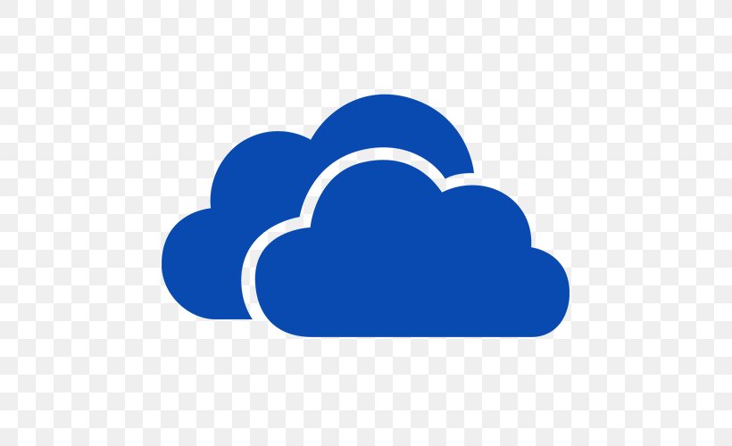 OneDrive Microsoft Cloud Storage File Hosting Service, PNG, 500x500px, Onedrive, Area, Blue, Cloud Storage, Dropbox Download Free