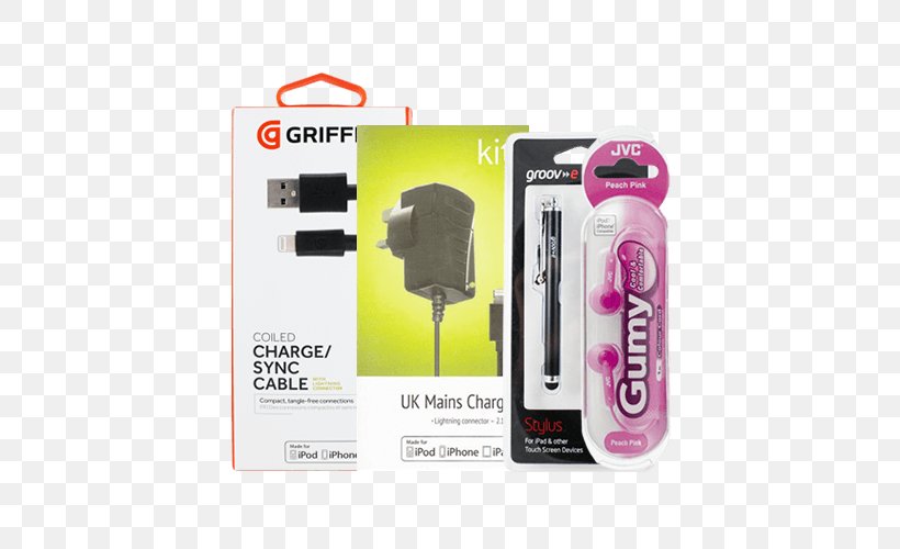 Electrical Cable Micro-USB Battery Charger Griffin Technology, PNG, 500x500px, Electrical Cable, Audio, Battery Charger, Cable, Electronic Device Download Free