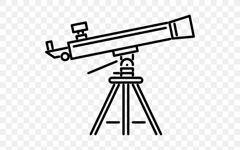 Observation Science Telescope Clip Art, PNG, 512x512px, Observation, Area, Astronomy, Black And White, Mode Of Transport Download Free