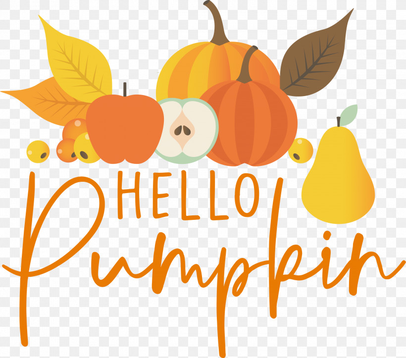 HELLO PUMPKIN Autumn Harvest, PNG, 3000x2646px, Autumn, Harvest, Logo, Painting, Pumpkin Download Free