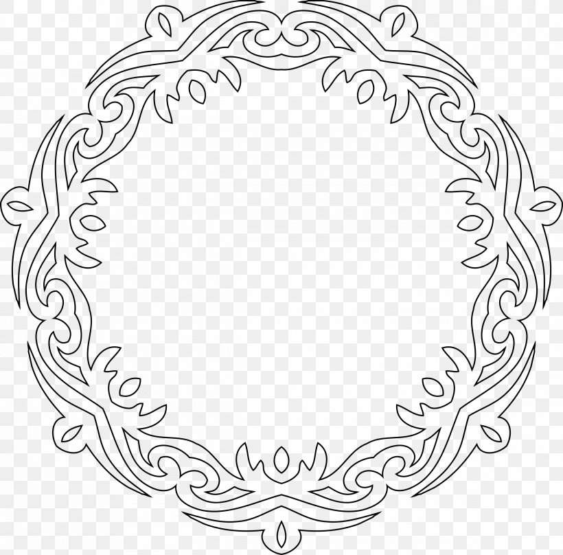 Borders And Frames Line Art Clip Art, PNG, 2380x2346px, Borders And Frames, Area, Art, Black, Black And White Download Free