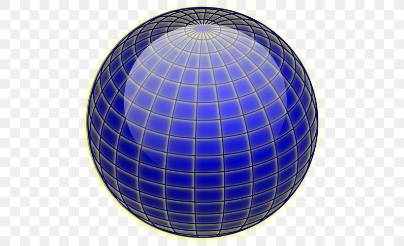 Globe Wire-frame Model 3D Computer Graphics Clip Art, PNG, 500x500px, 3d Computer Graphics, Globe, Ball, Cobalt Blue, Computer Graphics Download Free