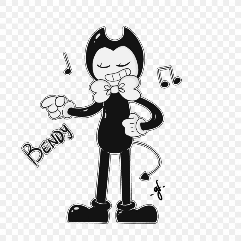 Bendy And The Ink Machine Dance Drawing Fan Art, PNG, 894x894px, Watercolor, Cartoon, Flower, Frame, Heart Download Free