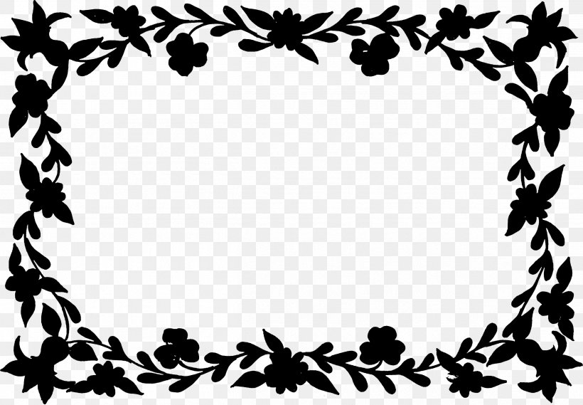 Clip Art Pattern Picture Frames Design Leaf, PNG, 2515x1748px, Picture Frames, Blackandwhite, Floral Design, Flowering Plant, Interior Design Download Free